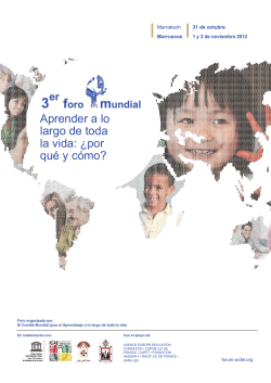 Aprender a lo largo de toda la vida: &iquest;por qu&eacute; y c&oacute;mo?