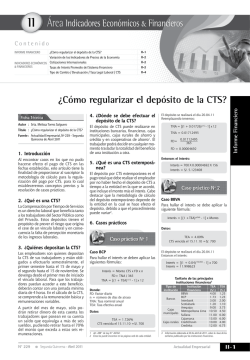 ¿Cómo regularizar el depósito de la CTS? - Revista Actualidad