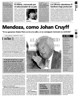 Mehdóza, cómO Jóhan Cruyff - Mundo Deportivo