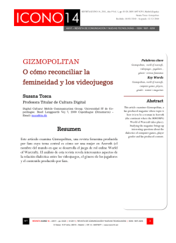 GIZMOPOLITAN O c&oacute;mo reconciliar la femineidad y los - Dialnet