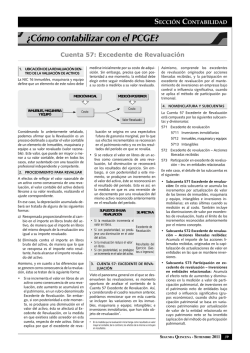&iquest;C&oacute;mo contabilizar con el PCGE? - Revista Asesor Empresarial