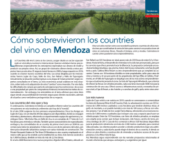 Cómo sobrevivieron los countries del vino en Mendoza - Coterranea