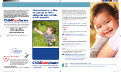 Cómo encontrar el tipo de cuidado de niños - Child Care Aware