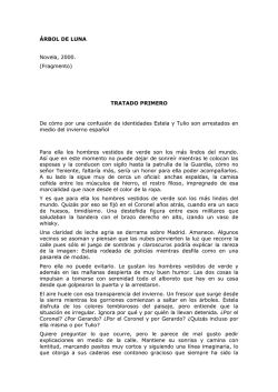ÁRBOL DE LUNA Novela, 2000. (Fragmento - OtroLunes