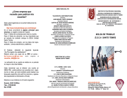 &iquest;C&oacute;mo empresa que necesito para publicar mis vacantes - E.S.C.A.