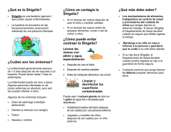 &iquest;Qu&eacute; es la Shigella? &iquest;Cu&aacute;les son los s&iacute;ntomas? &iquest;C&oacute;mo se