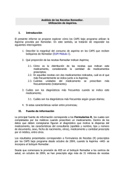 I. Introducci&oacute;n El presente informe se propone explorar c&oacute;mo los