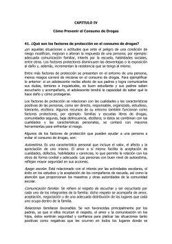 CAPITULO IV C&oacute;mo Prevenir el Consumo de - Hechos Colima
