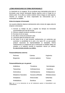 &iquest;C&Oacute;MO BRONCEARSE DE FORMA RESPONSABLE? Lo