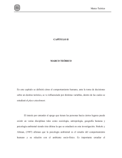 Marco Teórico CAPÍTULO II MARCO TEÓRICO En este capítulo se
