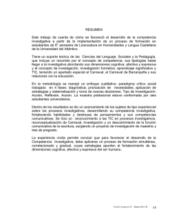 14 RESUMEN Este trabajo da cuenta de c&oacute;mo se favoreci&oacute; el