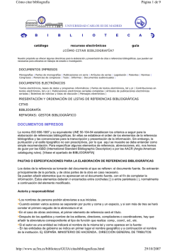 B I B L I O T E C A DOCUMENTOS IMPRESOS P&agrave;gina 1 de 9 C&oacute;mo