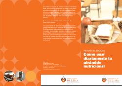 C&oacute;mo usar diariamente la pir&aacute;mide nutricional - Universidad de Lima