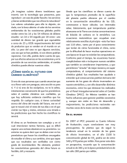 ¿Cómo sería el futuro con cambio climático? - Instituto Nacional de