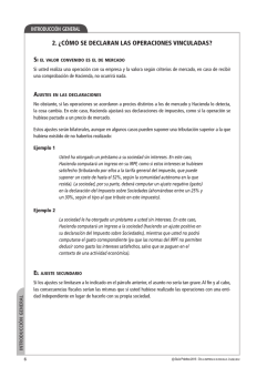 2. ¿Cómo se deClArAn lAs operACiones vinCulAdAs? - Indicator