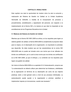 CAPITULO 5. RESULTADOS Este cap&iacute;tulo nos dar&aacute; la oportunidad