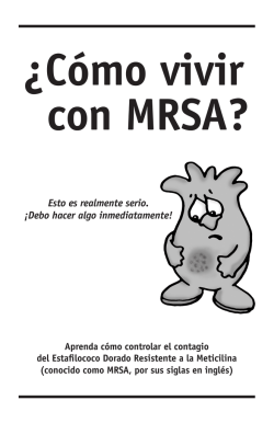 ¿Cómo vivir con MRSA? - Ledge Light Health District