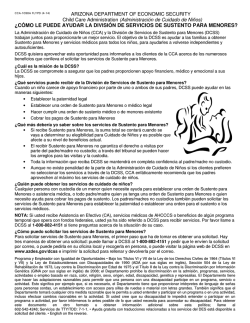 ¿CÓMO LE PUEDE AYUDAR LA DIVISIÓN DE SERVICIOS DE