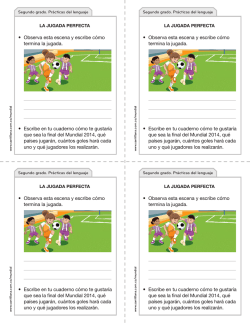 &bull; Escribe en tu cuaderno c&oacute;mo te gustar&iacute;a que sea la - Santillana