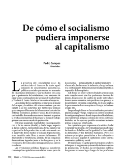 De cómo el socialismo pudiera imponerse al capitalismo - Temas