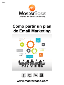 Cómo partir un plan de Email Marketing - MasterBase