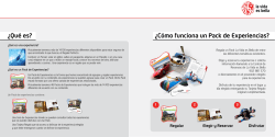 &iquest;Qu&eacute; es? &iquest;C&oacute;mo funciona un Pack de Experiencias? - Regalabien