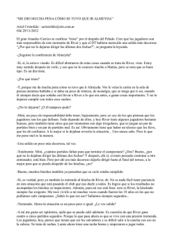 &ldquo;ME DIO MUCHA PENA C&Oacute;MO SE TUVO QUE IR - ABCD On Line