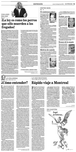 ¿Cómo entender? Rápido viaje a Montreal - Periódico Expreso