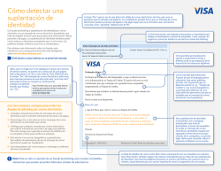 Cómo detectar una suplantación de identidad - Visa Security Sense