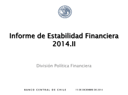 Informe de Estabilidad Financiera 2014.II - Banco Central de Chile