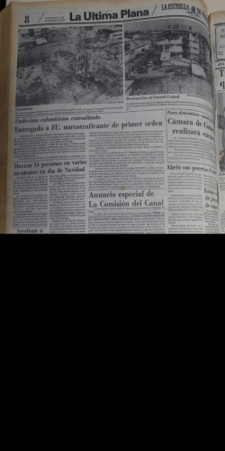 Hemeroteca de La Estrella de Panam&aacute;.