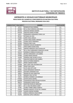 resultados - Instituto Electoral y de Participaci&oacute;n Ciudadana de