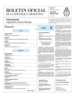 B.O. del d&iacute;a: 16/12/2014 - elDial.com