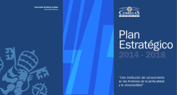 Plan Estratégico - Universidad Pontificia Comillas
