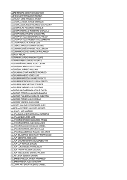 Visitas penitenciaria Sábado 20 de Diciembre 2014