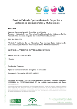 Documento Interno - Extenda - Agencia Andaluza de Promoci&oacute;n