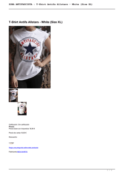 ZONA ANTIFASCISTA : T-Shirt Antifa Allstars - True Rebel Store