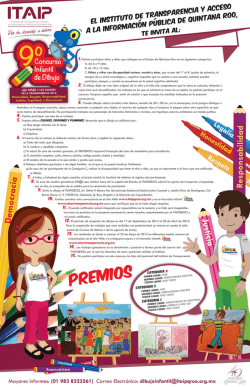 a, IN9Tm'TO DE TRBN9PARE:3wNTANA ROO: - H. Poder