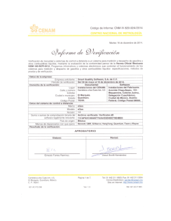 Código de Informe: CNM-IV-820—024I/2014 - Egas