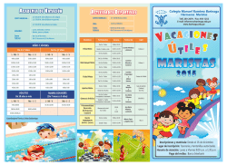 Vacaciones utiles 2015.cdr - Colegio Manuel Ramírez Barinaga