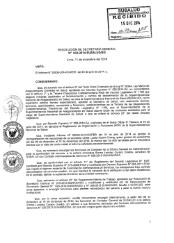 &yuml;&thorn;1 1 . 1 2 . 2 0 1 4 RSG 0 3 2 - 2 0 1 4 - Superintendencia Nacional