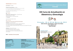 Programa XIX Curso de Actualización en Obstetricia y Ginecología