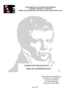 INSTRUCTIVO PASANTIAS I y II 2015-I - Universidad Alejandro de