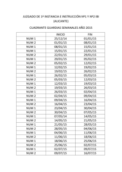 JUZGADO DE 1ª INSTANCIA E INSTRUCCIÓN Nº1 Y Nº2 IBI