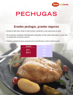 PECHUGAS - Tyson Food Service