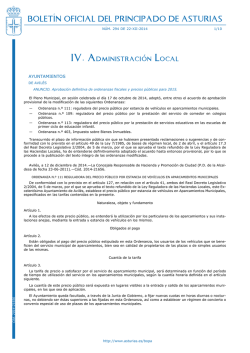 Boletín Oficial del Principado de Asturias - Gobierno del Principado
