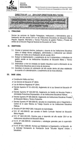 directiva n° 087- -2014-uper-oad-drset/gob.reg.tacna ::: 17/12/2014