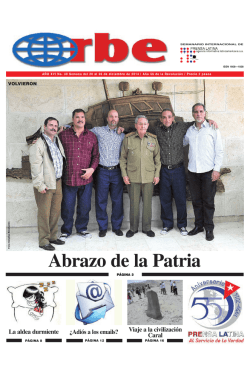 Abrazo de la Patria - Prensa Latina