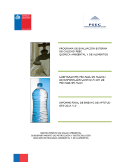 Informe final PEEC sp3-2014.pdf - Instituto de Salud Pública de Chile