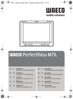 PerfectView M71L - Waeco